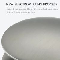 Донный клапан Frap F62-9 click-clack Оружейная сталь — фото 3, Донные клапаны