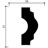 Товар: Молдинг Decor-Dizayn 2000x37x16 мм арт-DD23 - фото 4 Молдинг Decor-Dizayn 2000x37x16 мм арт-DD23 — фото 4, Молдинги