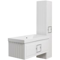 Товар: Тумба под раковину La Fenice Cubo 100 FNC-01-CUB-B-100 подвесная Белая матовая - фото 7 Тумба под раковину La Fenice Cubo 100 FNC-01-CUB-B-100 подвесная Белая матовая — фото 7, Тумбы под раковину