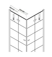 Товар: Душевой уголок New Trendy New Soleo Black 80х80 D-0287A/D-0288A профиль Черный стекло прозрачное - фото 9 Душевой уголок New Trendy New Soleo Black 80х80 D-0287A/D-0288A профиль Черный стекло прозрачное — фото 9, Квадратные душевые уголки