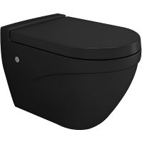 Унитаз Bocchi Taormina Arch 1012-004-0129 подвесной Черный матовый без сиденья — фото 1, Унитазы