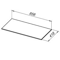 Товар: Столешница под раковину Allen Brau Liberty 90 1.330012.B-S Бежевый структ - фото 8 Столешница под раковину Allen Brau Liberty 90 1.330012.B-S Бежевый структ — фото 8, Столешницы под раковину