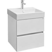 Тумба под раковину Jacob Delafon Tolbiac 50 EB1378-J5 подвесная Белая глянцевая — фото 1, Тумбы под раковину