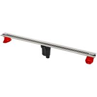 Душевой лоток Berges Super Slim 1000 090055 с решеткой Хром матовый — фото 1, Душевые лотки