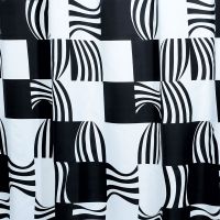 Штора для ванны Ridder Swing 200х180 Черная — фото 1, Шторы для ванной