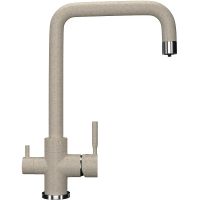 Смеситель для кухни Ulgran Classic U-019-328 Бежевый — фото 1, Смесители
