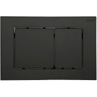 Клавиша смыва Black&White Universe WPI-09532 09532 Matt Black — фото 1, Комплектующие для душевого оборудования