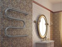 Водяной полотенцесушитель Ника Simple М1/СП 50x50 с полкой Хром — фото 6, Водяные полотенцесушители