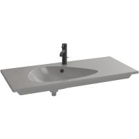 Раковина Jacob Delafon Nouvelle Vague 121 EXAP112-Z-MG2 Серая матовая — фото 1, Раковины встраиваемые сверху