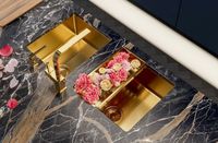 Дозатор для моющего средства Alveus Kork Bronze 1135543 Бронза — фото 3, Дозаторы для кухонных моек