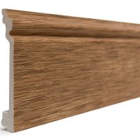 Плинтус Decor-Dizayn 701-83SH 2400x16x100 мм — фото 1, Плинтуса напольные