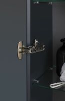 Шкаф пенал Allen Brau Infinity 35 L 1.21010.AM подвесной Антрацит матовый — фото 10, Мебель для ванной