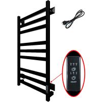 Электрический полотенцесушитель Тругор ПЭК 21кв СП 80x40 Черный — фото 1, Электрические полотенцесушители