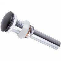 Донный клапан Sintesi SIN-VF-40BM click-clack Черный матовый — фото 3, Донные клапаны