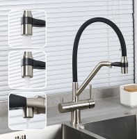 Товар: Смеситель для кухни Gappo G4398-85 Сатин Черный - фото 4 Смеситель для кухни Gappo G4398-85 Сатин Черный — фото 4, Смесители