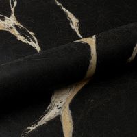 Обои Fipar Gold R 23626 Винил на флизелине (1,06*10,05) Черный/Бежевый/Золото, Мрамор — фото 2, Обои для стен