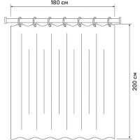 Товар: Штора для ванны Fixsen Bear 180х200 FX-2503 Цветная - фото 6 Штора для ванны Fixsen Bear 180х200 FX-2503 Цветная — фото 6, Аксессуары для туалета