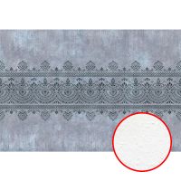 Фреска Ortograf Splendo 31762 Фактура бархат FX Флизелин (4*2,7) Серый, Орнамент/Штукатурка — фото 1, Фрески