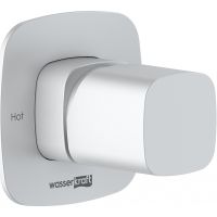 Смеситель для душа WasserKRAFT Saale 9551 Белый матовый — фото 1, Смесители