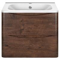 Тумба под раковину Vincea Paola VMC-2P600RW подвесная R.Wood — фото 1, Тумбы под раковину