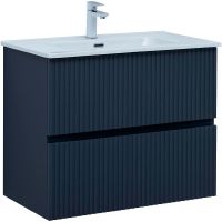 Тумба под раковину Aquanet Джейн 80 313302 подвесная Маренго — фото 1, Тумбы под раковину