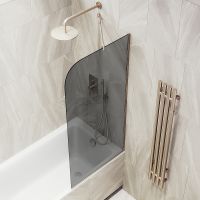 Товар: Шторка на ванну Maybah Glass MGV-134-2у 440x1400 в узком профиле Бронза стекло графитовое - фото 4 Шторка на ванну Maybah Glass MGV-134-2у 440x1400 в узком профиле Бронза стекло графитовое — фото 4, Неподвижные шторки для ванной