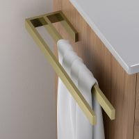 Полотенцедержатель Timo Petruma 15252/17 двойной Золото матовое — фото 3, Полотенцедержатели