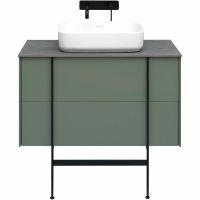 Тумба под раковину Allen Brau Reality 90 1.32006.CGM подвесная Олива матовая — фото 22, Тумбы под раковину