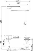 Товар: Смеситель для раковины Webert Pegaso PE830402010 Золото матовое - фото 2 Смеситель для раковины Webert Pegaso PE830402010 Золото матовое — фото 2, Смесители
