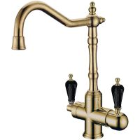 Смеситель для кухни Boheme Medici Ripresa 111-BSW Бронза — фото 1, Смесители