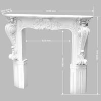 Камин Decomaster DG 8401 330x1220x1430 мм. — фото 3, Декоративные элементы