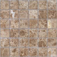 Мозаика Caramelle mosaic Pietrine 7 мм Emperador Light POL 30,5x30,5 см — фото 1, Мозаика