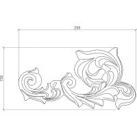 Орнамент Европласт 1.60.023 30x158x298 мм — фото 2, Колонны
