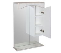 Товар: Зеркало со шкафом Mixline Крит 60 534218 Патина золото - фото 3 Зеркало со шкафом Mixline Крит 60 534218 Патина золото — фото 3, Зеркальные шкафы в ванную