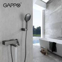 Товар: Смеситель для ванны Gappo G17-9 G3217-9 Оружейная сталь - фото 15 Смеситель для ванны Gappo G17-9 G3217-9 Оружейная сталь — фото 15, Смесители