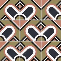 Керамогранит Equipe Bauhome Blume Cold 27698 20x20 см — фото 2, Керамогранит