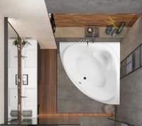 Акриловая ванна Vagnerplast Athena 150x150 без гидромассажа — фото 2, Акриловые ванны