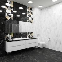 Керамогранит Керамин Монако 5 черный 50х50 см — фото 4, Керамическая плитка