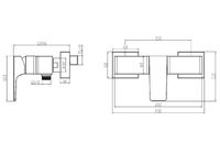 Товар: Смеситель для душа Villeroy&Boch Architectura Square TVS12500100061 Хром - фото 2 Смеситель для душа Villeroy&Boch Architectura Square TVS12500100061 Хром — фото 2, Смеситель для душа