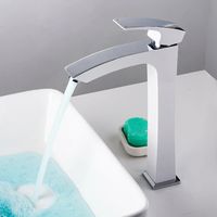 Смеситель для раковины Gappo G07 G1007-18 Белый Хром — фото 9, Смесители для раковины