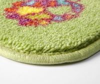 Коврик для ванной комнаты WasserKRAFT Kammel 80х50 BM-1201 Зеленый — фото 2, Коврики для ванной комнаты