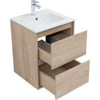 Товар: Тумба под раковину Aquanet Милан 50 336381 подвесная Дуб светлый - фото 5 Тумба под раковину Aquanet Милан 50 336381 подвесная Дуб светлый — фото 5, Мебель для ванной