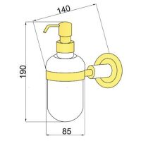 Товар: Дозатор для жидкого мыла Boheme Murano 10912-B-CR Хром Черный - фото 2 Дозатор для жидкого мыла Boheme Murano 10912-B-CR Хром Черный — фото 2, Дозаторы