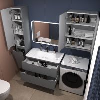 Тумба под раковину Style Line Марелла 90 Люкс Plus подвесная Серый матовый антискрейтч арт-СС-00002415 — фото 5, Тумбы под раковину