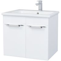 Тумба под раковину Bellezza Альдо 60 4638909180019 подвесная Белая — фото 1, Тумбы под раковину