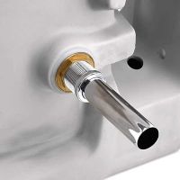 Донный клапан Frap F65-2 click-clack Хром — фото 4, Донные клапаны