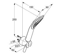 Товар: Душевой гарнитур Kludi Fizz 6765005-00 Хром - фото 10 Душевой гарнитур Kludi Fizz 6765005-00 Хром — фото 10, Душевые гарнитуры
