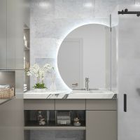 Зеркало Континент Erist 800х1000 ЗЛП3565 с подсветкой с сенсорным выключателем — фото 10, Зеркала в ванную комнату