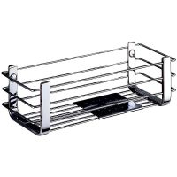 Полка корзина Colombo Design Angolari B9632.HPS1 Нержавеющая сталь — фото 1, Полки для ванной и душа