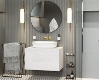 Товар: Тумба под раковину Excellent Finli 80 MLEX.1102.800.WHWH подвесная Белый глянец - фото 4 Тумба под раковину Excellent Finli 80 MLEX.1102.800.WHWH подвесная Белый глянец — фото 4, Мебель для ванной